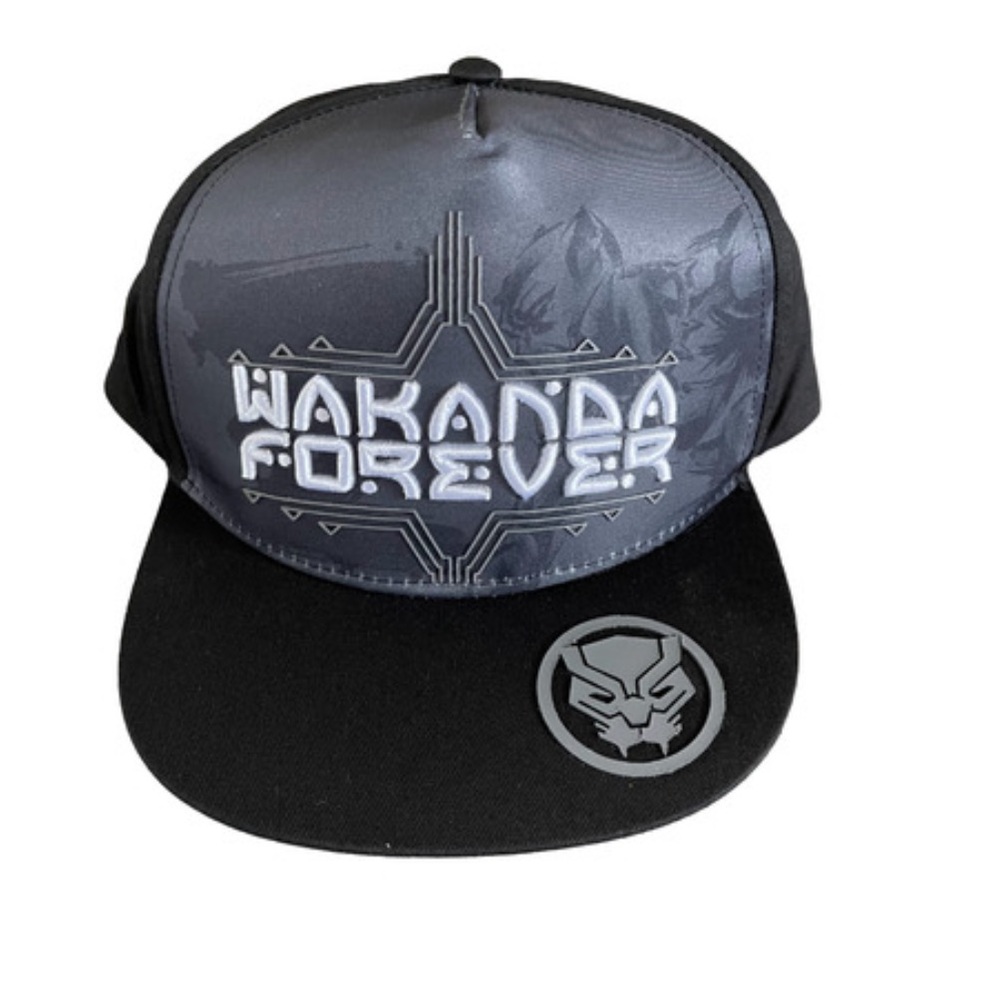 MARVEL  BLACK PANTHER Wakanda Forever snapback hat